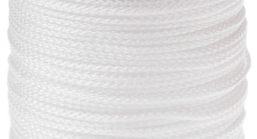 Cordon PP 1,5 MM blanc attache tetine bijoux loisirs creatifs Fil cordon ruban blanc attache tetine bijoux loisirs creatifs