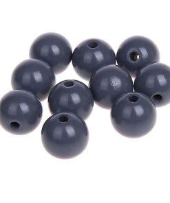 KIT PERLES BOIS POUR BRACELETS ET BIJOUX DIY gris attache tetine