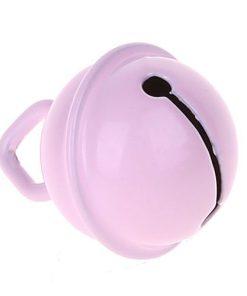 breloque clochette grelot ROSÉE acier 11 mm pour hochet