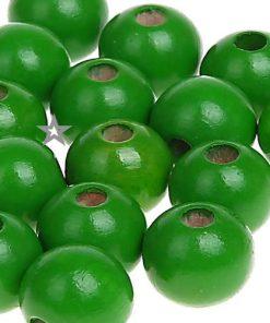 KIT PERLES BOIS POUR BRACELETS ET BIJOUX DIY vert attache tetine