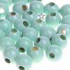 Perles bois assortiment menthe 10 MM pour bijoux bracelet collier