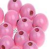 Perles bois assortiment rosee 10 MM pour attache tetine
