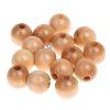 KIT PERLES BOIS POUR BRACELETS ET BIJOUX DIY NATUREL BRUT attache tetine