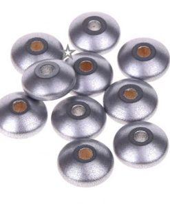 perles plates bois argent pour bijoux attache tétine bracelet collier