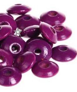 perles plates purple pour bijoux bracelet collier attache tetine DIY loisirs créatifs