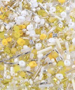 Perles de rocailles Miyuki jaune pour bijoux