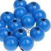 assortiment de perles bijoux collier bracelet bleu en bois attache tetine