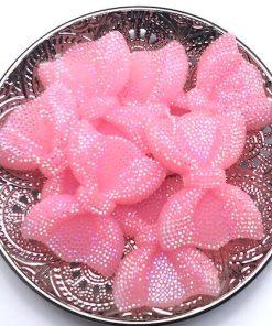 Perle bracelet strass noeud rose grossiste en perles bijoux