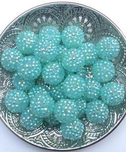 perle bracelet strass bleu shamballa bijoux collier bague loisirs creatifs rose
