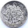 perles plates strass argent pour bracelet bijoux bague collier loisirs créatifs perles intercalaires , séparateur