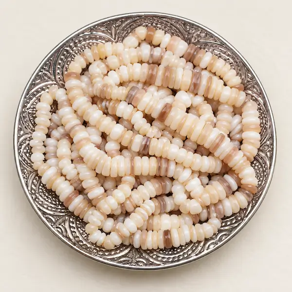 perles heishi coquillage