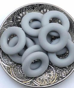 Anneau silicone gris