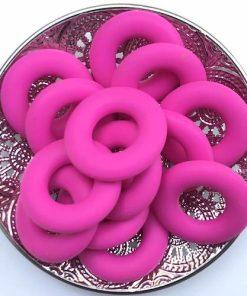 Anneau silicone fuchsia