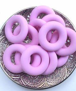 anneau silicone rose dentition bebe