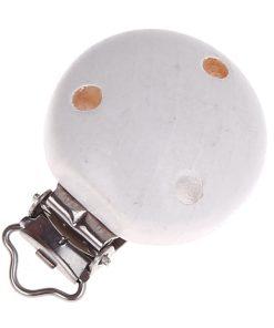 Clip attache tetine blanc pince attache tetine . Grossiste matériel attache tétine