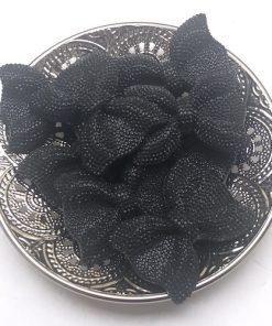 Perle bracelet strass noeud noir grossiste perles bijoux