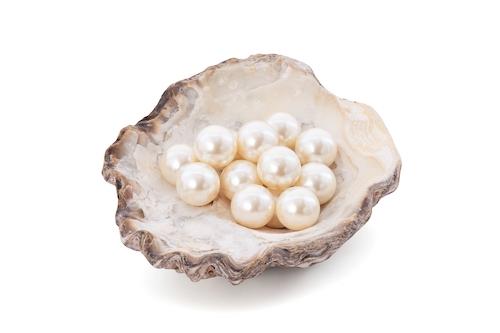 perles precieuses et semi precieuses huitre eau douce