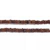 Perles Heishi coquillage marron 8mm