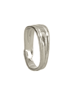 bélière metal argenté pour création de bijoux