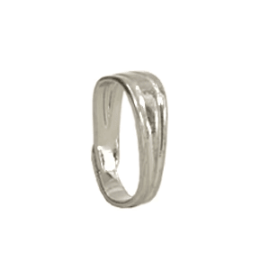 bélière metal argenté pour création de bijoux